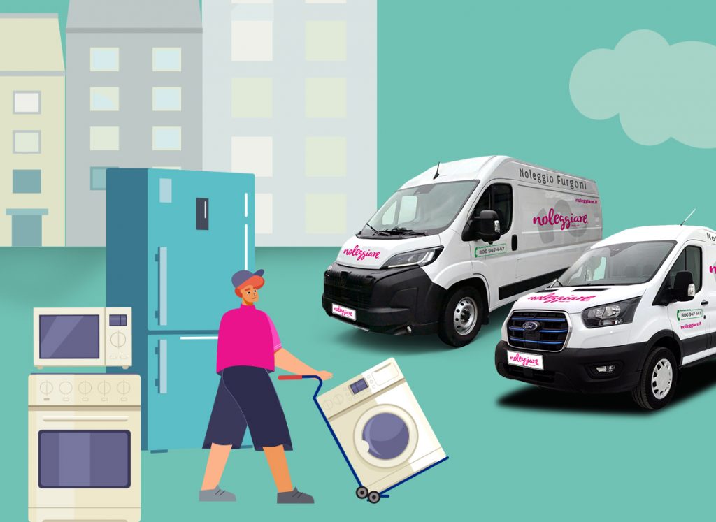 Noleggio furgone per trasporto grandi elettrodomestici