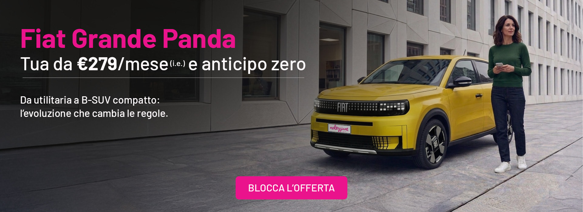 Offerta Fiat Grande Panda noleggio a lungo termine