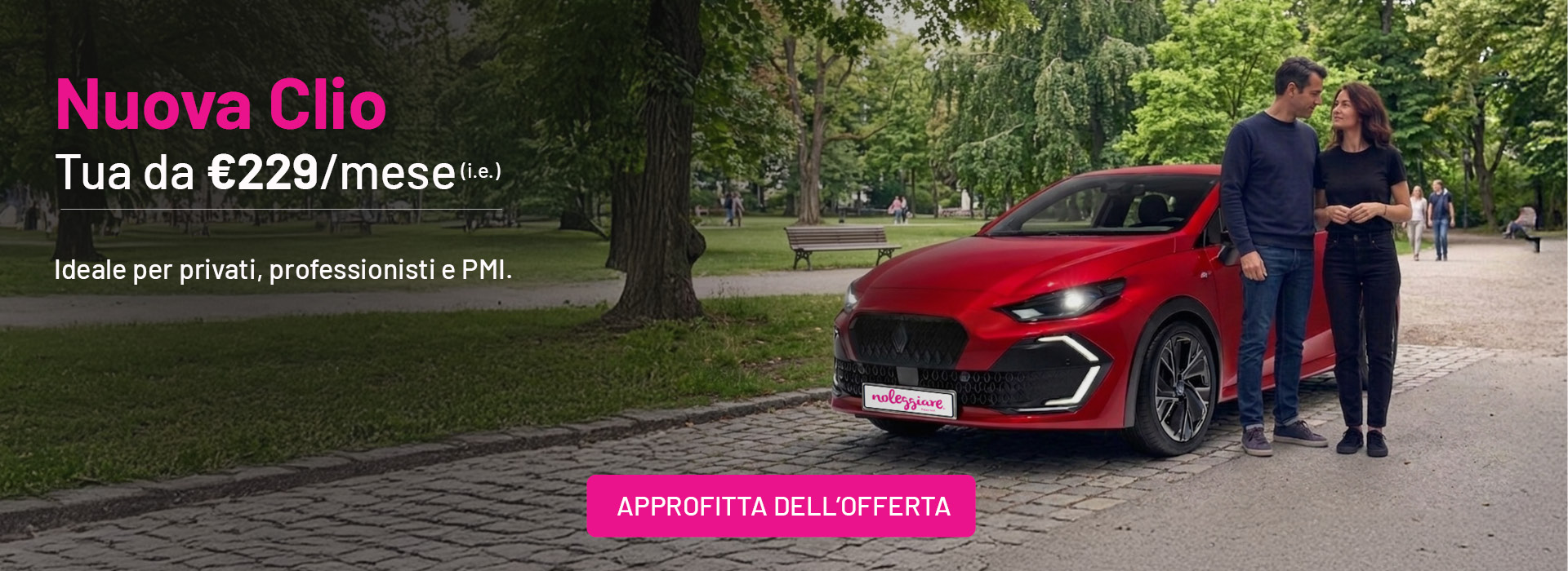 Nuova Clio offerta noleggio a lungo termine