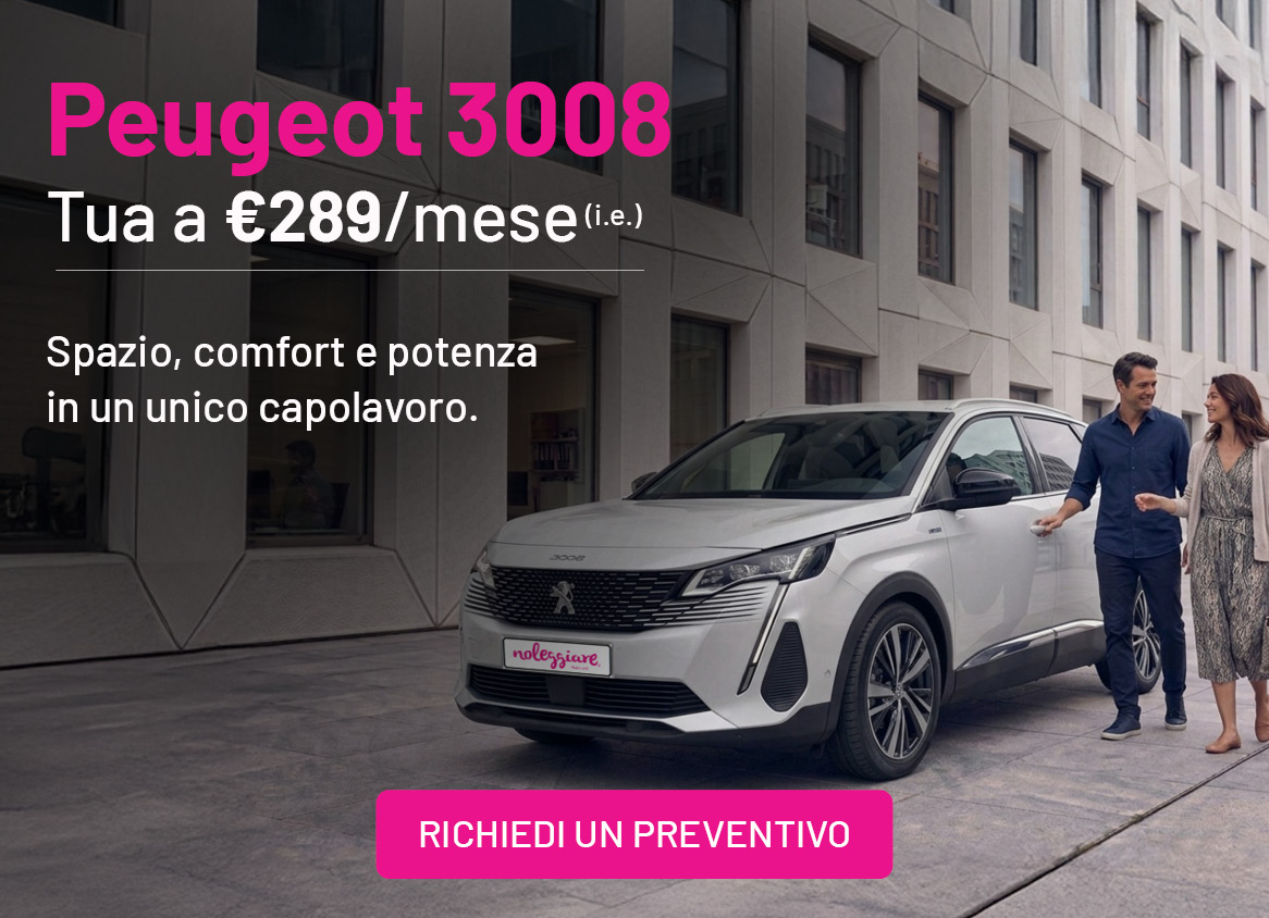 noleggio lungo termine peugeot 3008