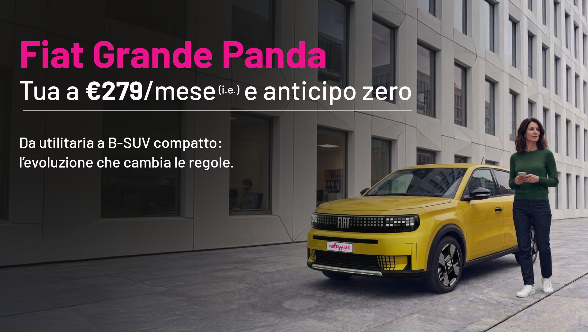 Noleggio lungo termine fiat grande panda