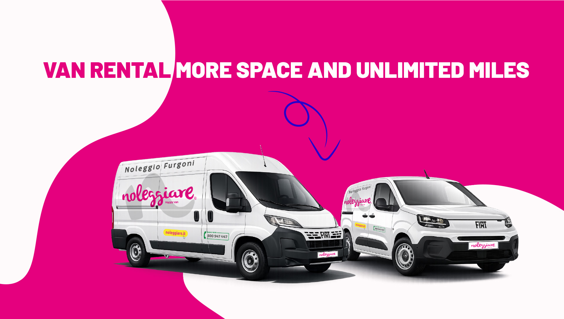 van rental in Italy