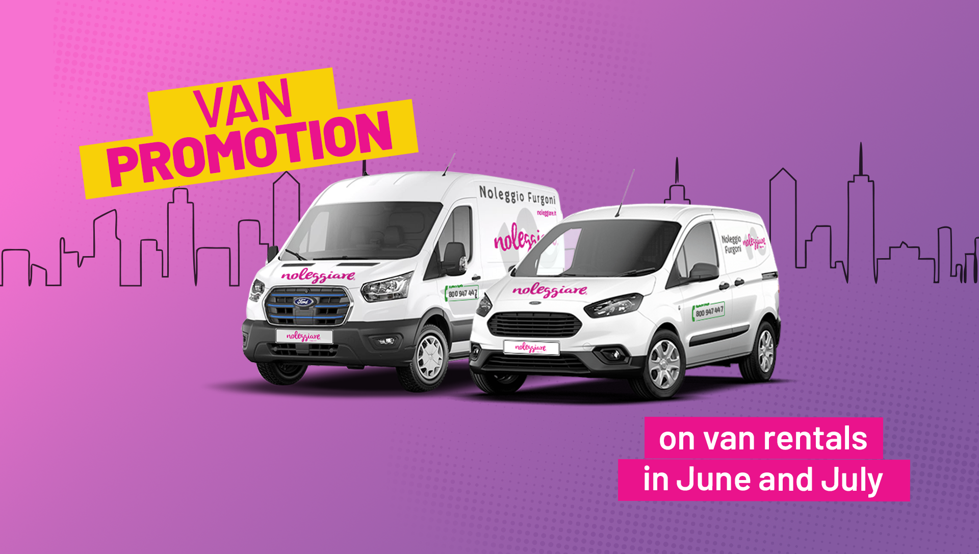 van rental in Italy