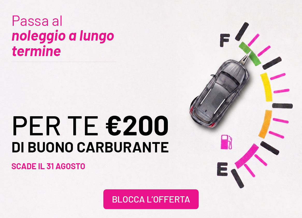 buono carburante noleggio a lungo termine