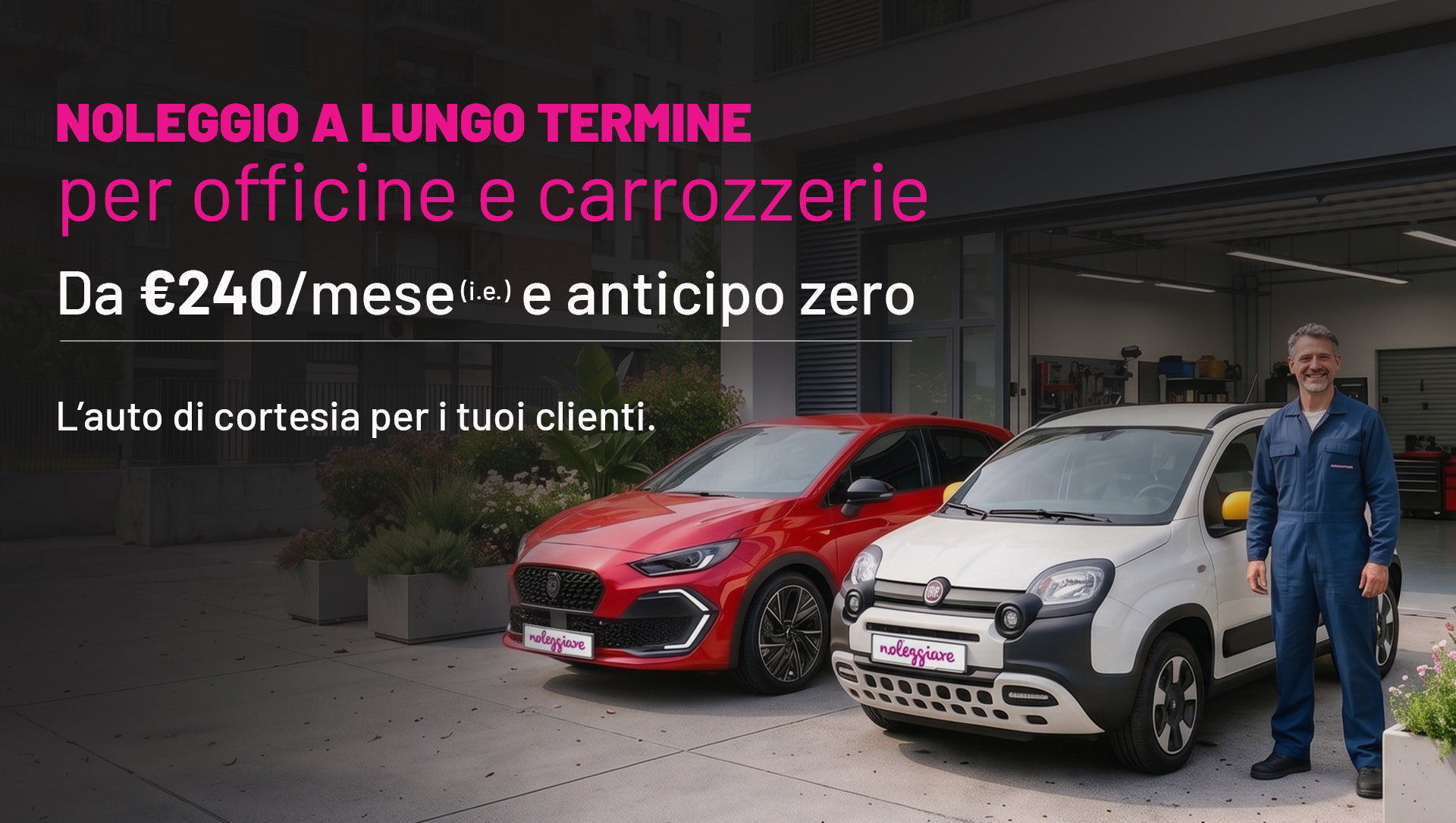 noleggio lungo termine per carrozzerie e officine